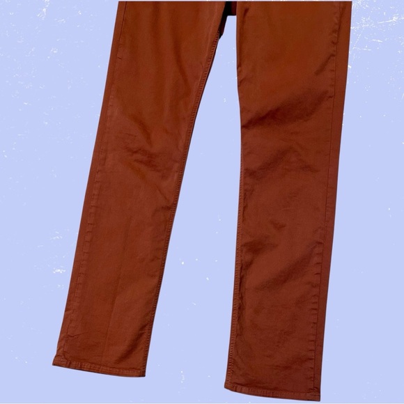 PAIGE Denim ‘Normandie’ Straight Leg Men’s Jeans in “Canyon Red” Size 32 - Picture 7 of 14